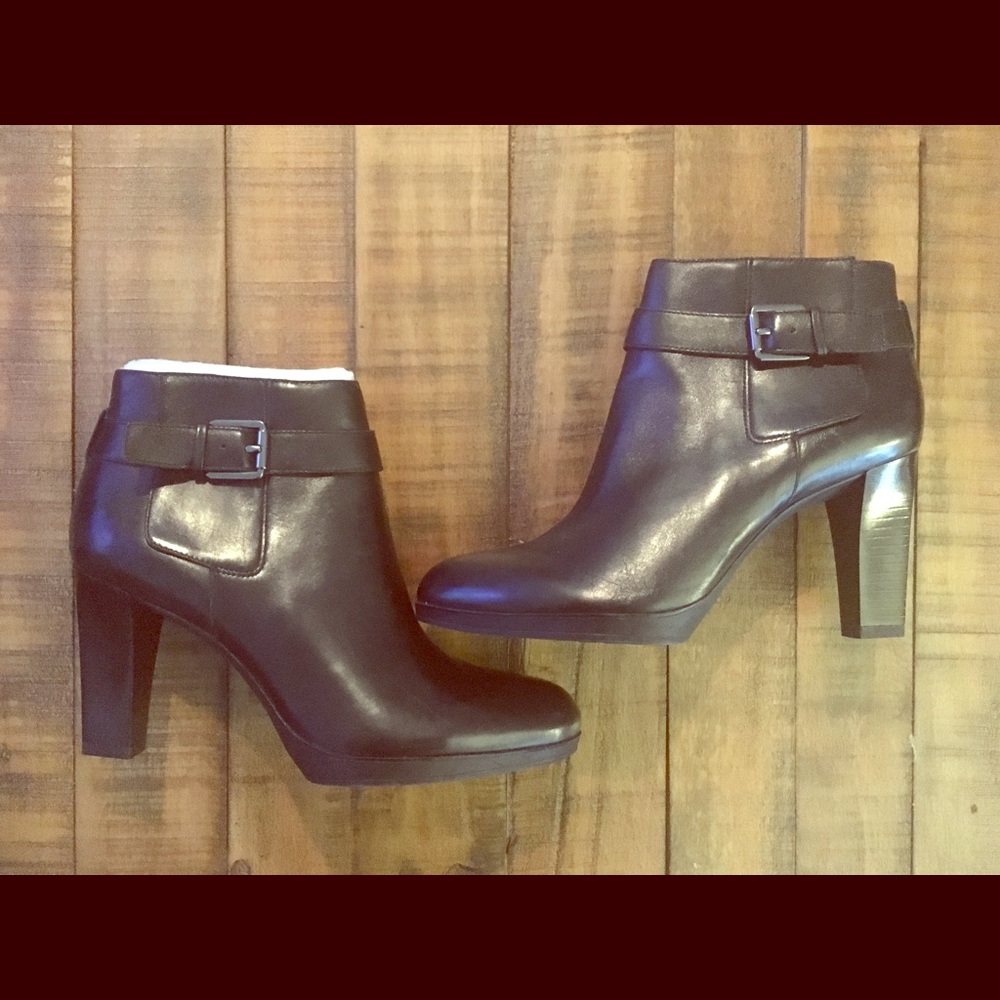 Franco Sarto Leather Booties “New”